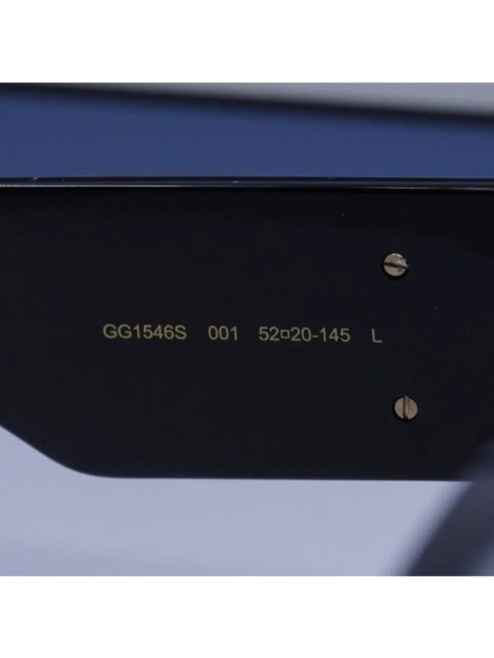 Gucci GG1546S 001 Square Sunglasses - Black / Grey